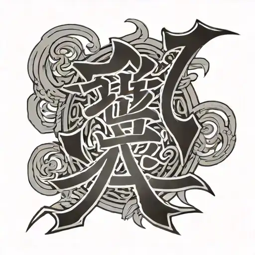 Kanji Symbol For Courage