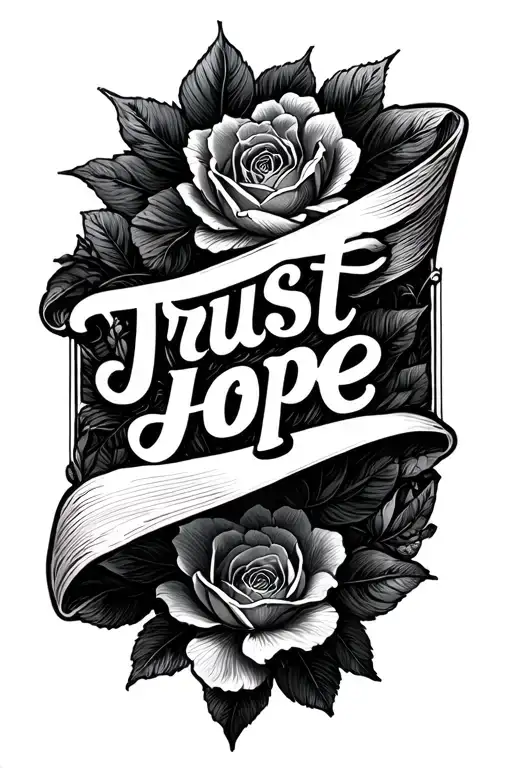 Trust Hope Love Letter Written