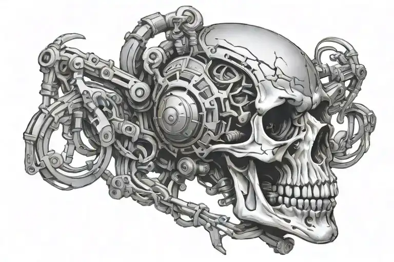 Cyborg Skeleton