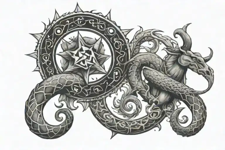 Cancer And Capricorn Stars Combined Together