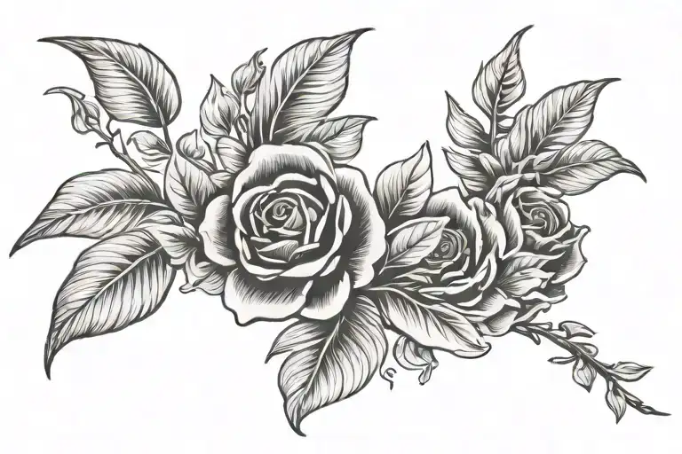 Leo Cassius In Loose Slanted Script Beginning And Ending With Dainty Stems And Leaves