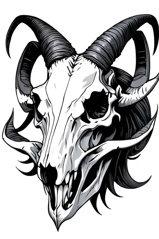 Idolomantis Diabolic Goat Skull