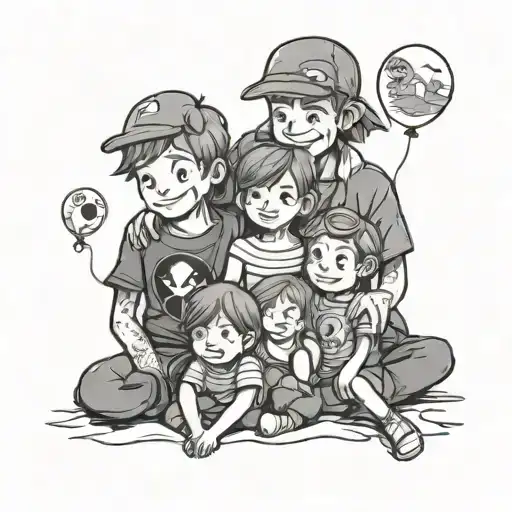 Grandkids And Adult Children