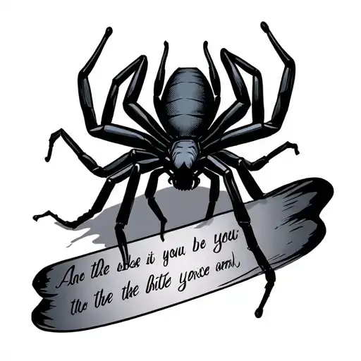 Small Black Widow On The Corner Of 2008 On The Bottom Of 2008 Add A Bible Verse Using Cursive