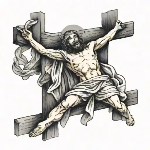 Transgender Jesus Christ Crucifixion