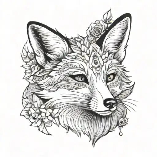 Delicate Female Fox Face
