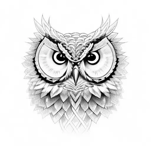 Angry Owl Knotwork