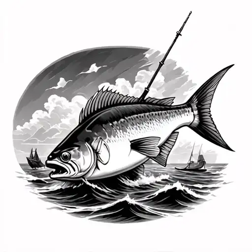 Offshore Fishing Scene