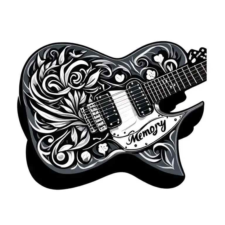 In Memory Guitar Pick