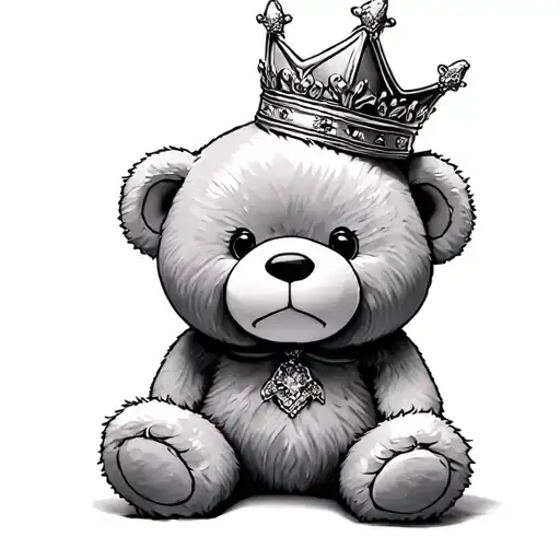 Teddy Bear With A Crown