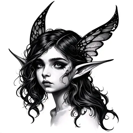 Demon Elf Fairy Face