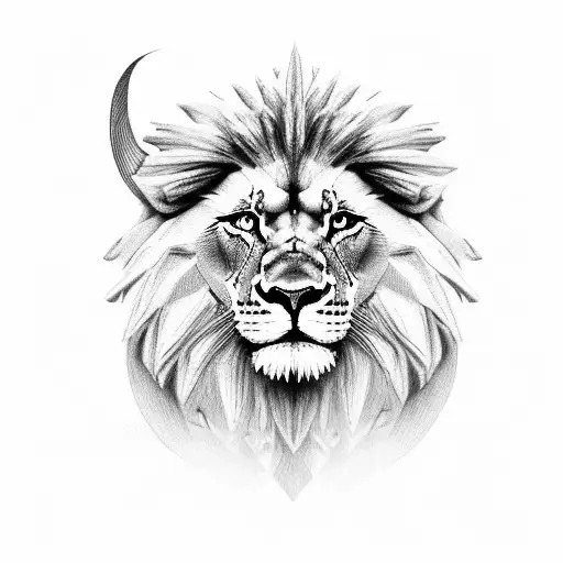 Pharaoh With Lion Face