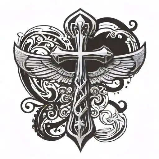 The Ankh Cross With A Scale