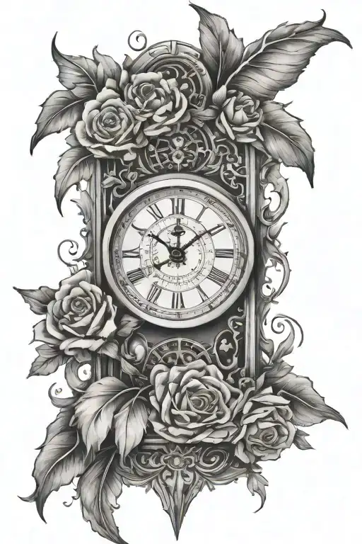 I Want A Fore Arm Sleeve With A Time Clock Reminding Of The Time Remaining To Live