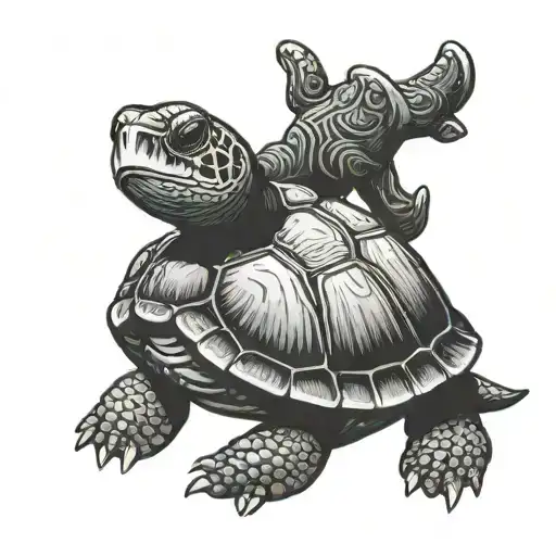 Turtle And Hang Loose Hand