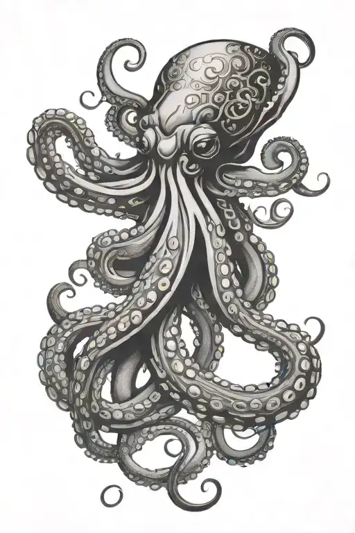 Octopus Pisces Symbol