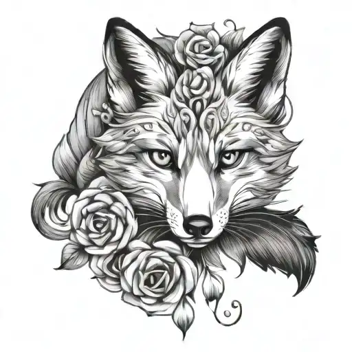 Delicate Feminine Fox Face