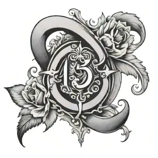 Important Date Tatto Design Numbers