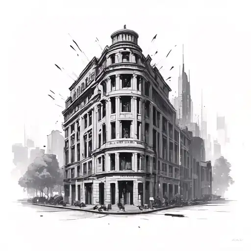 Abstract Depiction Of Building Greatness Page By Page