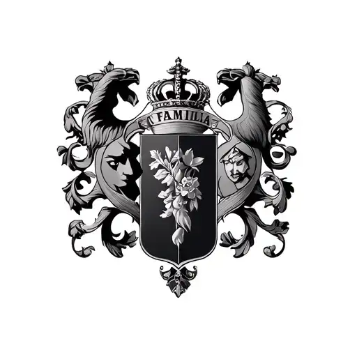 Black Familia Family Crest