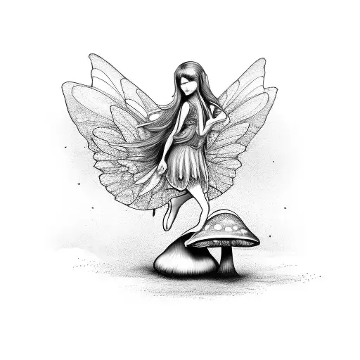Fairy On Mushroom
