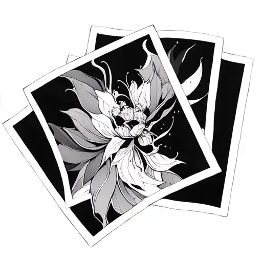 Three Pages Being Layed On Top Of Each Other In An Abstract Style