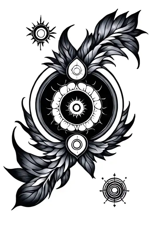 Fibonacci With Chakra Symbols