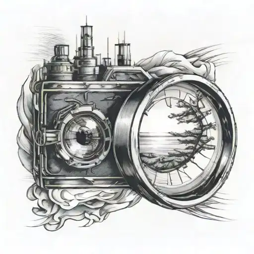 Sunlight In The Background Looking Through Lens