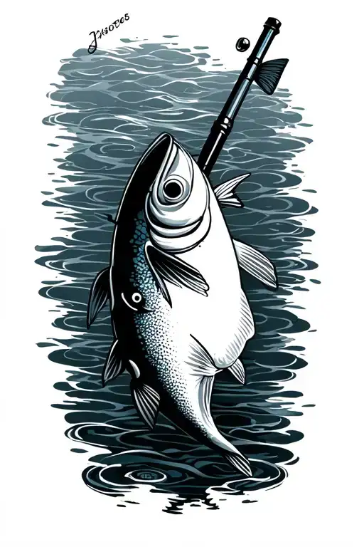 Minimalist Fishing Rod