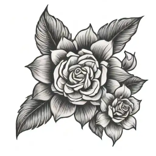 Mexican American With Flowers