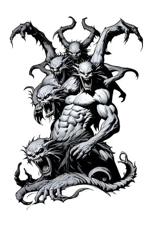 Evil With Multiple Buff Demons