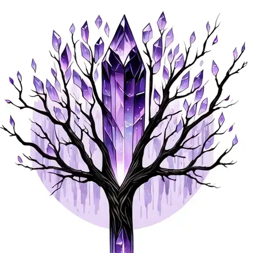 Willow Tree Amethyst Crystal Lost Time Daughter