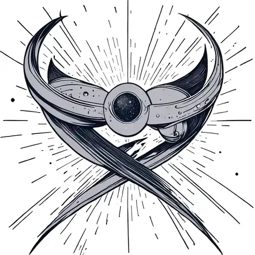 Infinity And Beyond Galaxy Fine Line