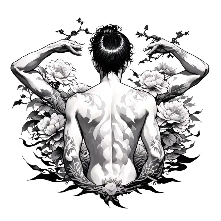 Japanese Homoerotic Art Back