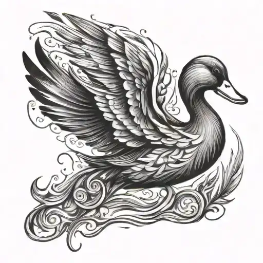 Duck Made Of Fire Rising