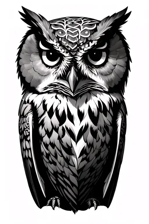 Greek Keynote Owl Forest