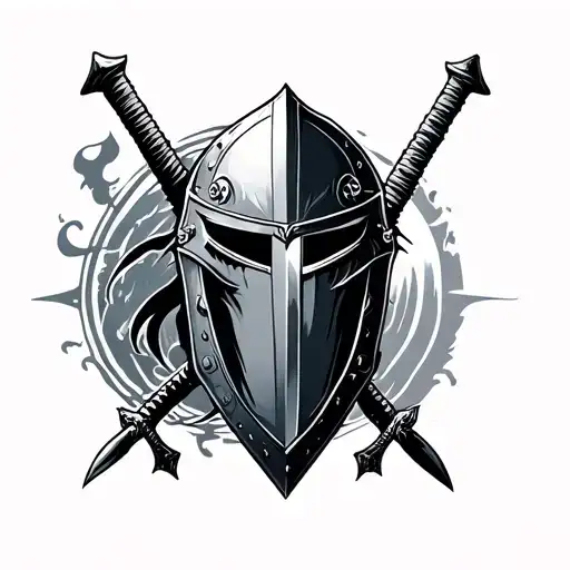 Sword Shield Helmet Japanese