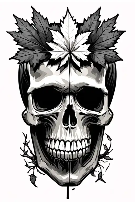 Veteran Canada Nature Dark Skull