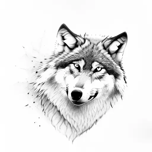 Wolf That Seaks Peace In The Dark