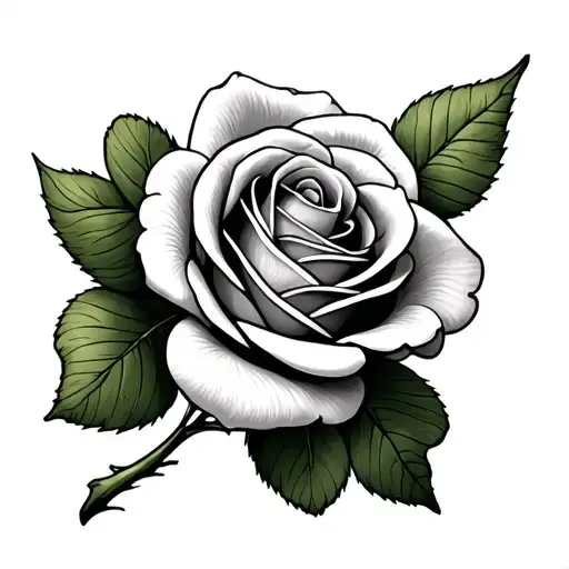 Rose And Leaf Clover