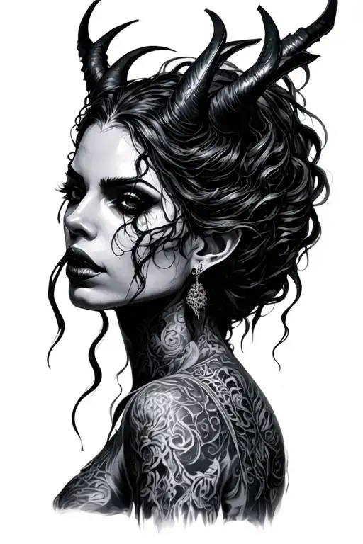 Demon Woman Realistic