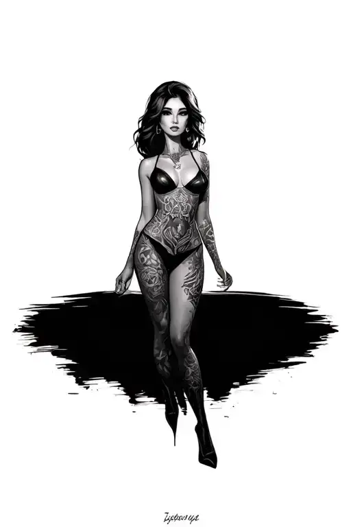 Sexy Tattoo Design For Ladies