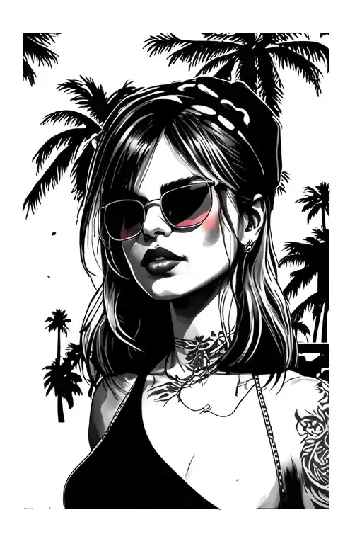 Make The Gta Vice City Loading Screen Girl Look More Dark