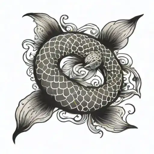 Yin And Yang Koi Fish