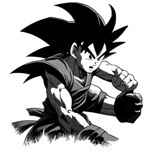 Son Goku Shadow Walking