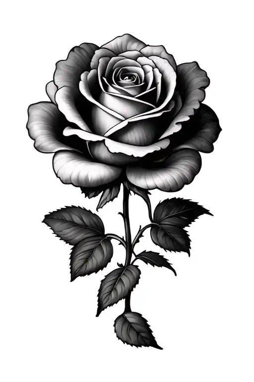 Rose And Leaf Clover