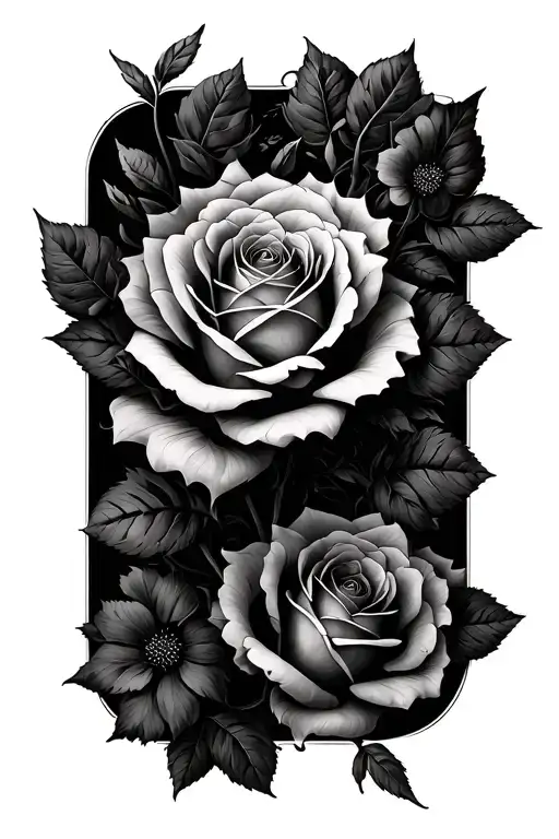 Alice Wonderland Cards Roses