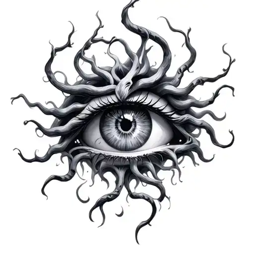 Medusa Eye Surrounded