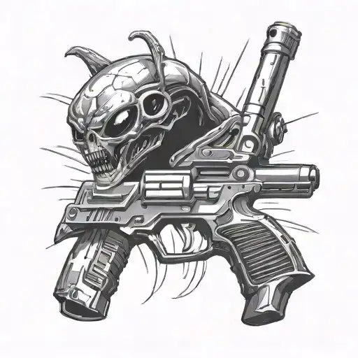 Alien Pistol Robbery