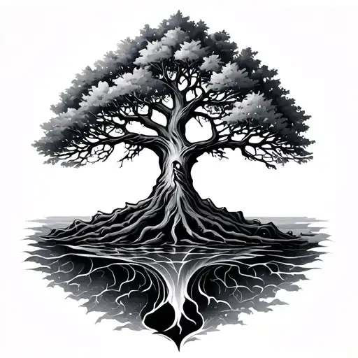 Dedicated Father Tree Of Life